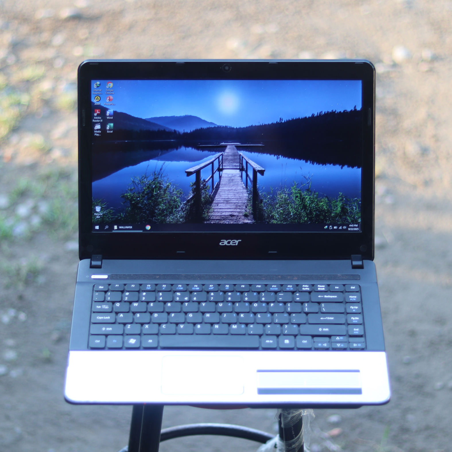 Laptop Acer E1-421 Second Siap Pakai | AMD E1200 Ram 4GB Hdd 500GB - Gambar 2